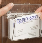 Επιτοίχια εξωτερική διαφανής θήκη καρτών 10 Χ 6 εκ Image 0